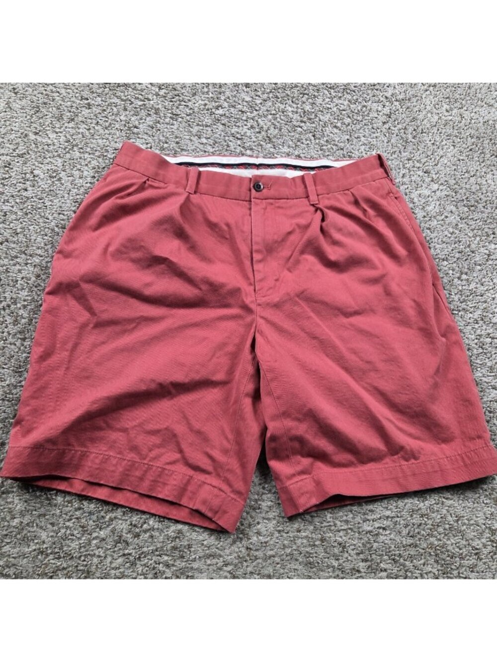 Polo Ralph Lauren Shorts Mens 34 Pink Preppy Flat Front Fairway Chino